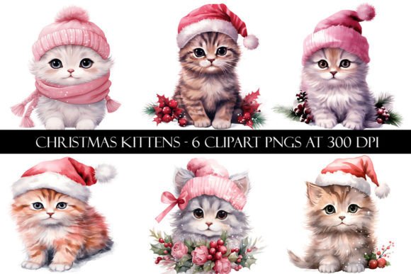 Christmas Kitten Clipart: Festive Illustrations Review