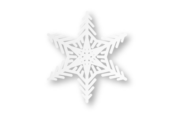 Christmas Papercut Element: Paper Snowfl Illustrations