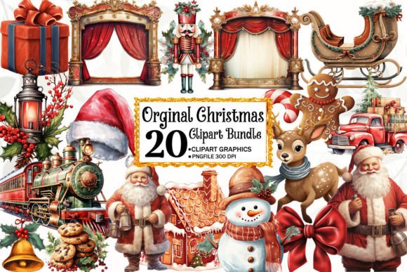 Cute Christmas Sublimation Clipart & Illustrations Review