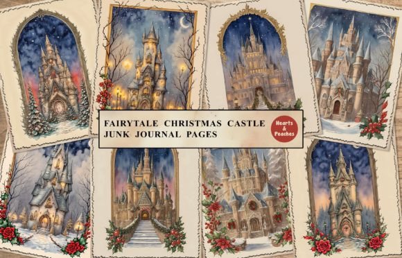 Fairytale Christmas Castle Illustrations Review