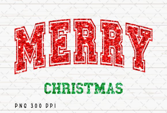 Merry Christmas Glitter Xmas PNG: Festive Illustrations