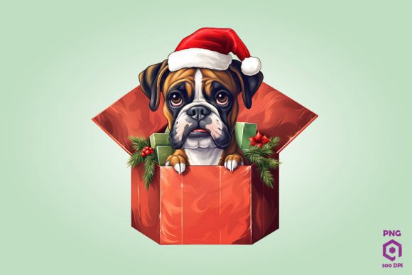 Reviewing Christmas Boxer Dog Illustrations for Sellers